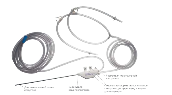 Эндоскопический ирригатор/аспиратор SURGIWAND™ II 5 mm (Single Use Suction/Irrigation Devices with Cautery) : Auto Suture : Covidien